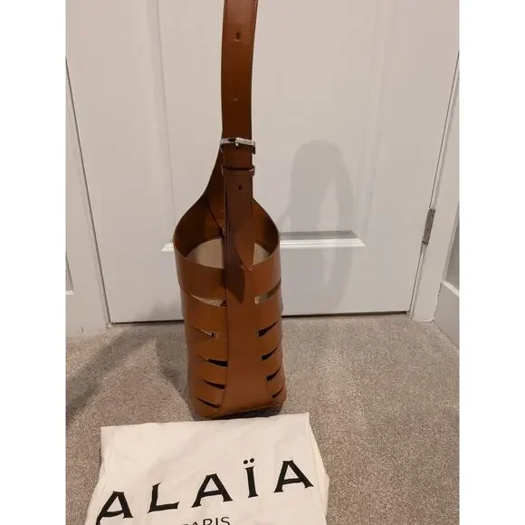 100% BRAND NEW - ALAIA Babel Brown Medium HandBag Bag $2980R! - Picture 12 of 14